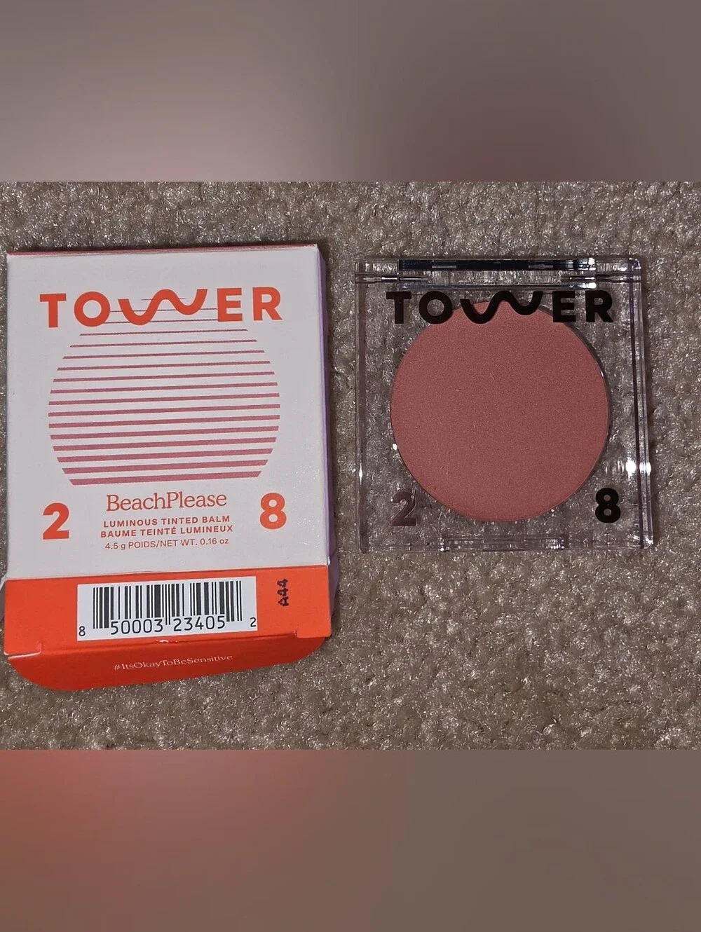 Tower 28 BeachPlease Luminous Tinted Balm For Cheeks & Lips $15 NIB